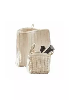 Набор косметичек из 2 кремовых кремов Huill Loberon, кремовый