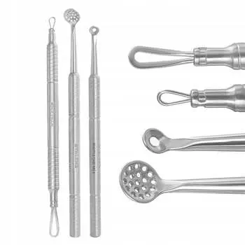 Набор косметических инструментов Staleks Beauty&Care ZBC-30 - Петля косметическая + 2 ложки UNNY