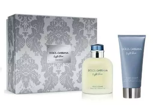 Набор косметики, 2 шт. Dolce & Gabbana, Light Blue Pour Homme