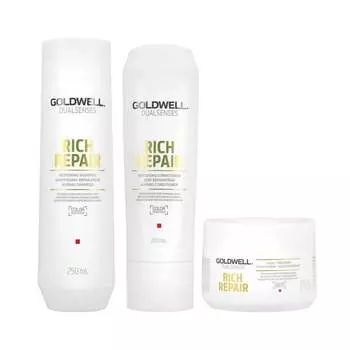 Набор косметики, 3 шт. Goldwell, Dualsenses Rich Repair