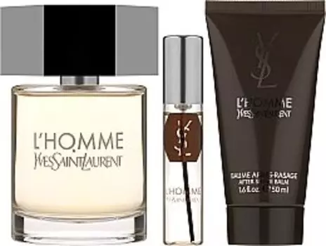 Парфюмерный набор Yves Saint Laurent L'Homme, 3 предмета