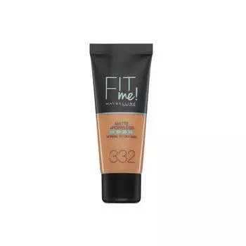 Набор косметики Base de Maquillaje Fit Me Matte + Poreless Maybelline New York, 332 Golden Caramel