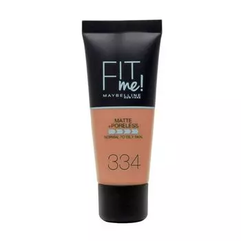 Набор косметики Base de Maquillaje Fit Me Matte + Poreless Maybelline New York, 334 Warm Tan