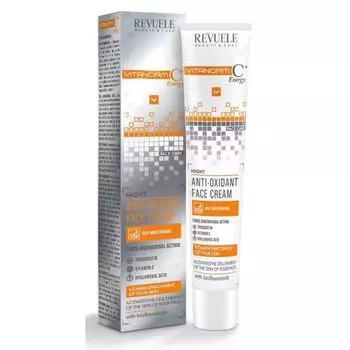 Набор косметики Crema antioxidante de noche Vitanorm C+ Revuele, 50 ml