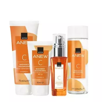 Набор косметики для лица Avon Anew Radiance с микродермабразией