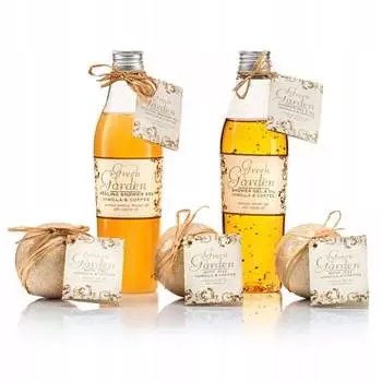 Набор косметики для ванны, маленький, Ваниль и кофе Green Garden