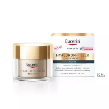 Набор косметики Hyaluron-Filler + Elasticity Crema de Noche Eucerin, 50 ml