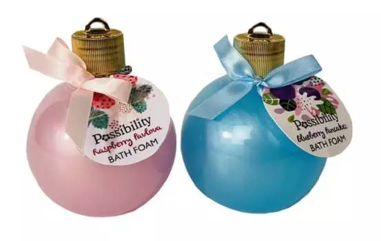 Набор косметики Лосьоны для ванны «Рождественские фенечки», 2 шт., Possibility