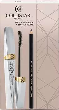 Набор косметики, Mascara Shock + Matita Kajal, 2 шт. Collistar