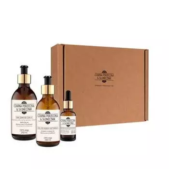 Набор косметики по уходу за Черной смородиной и Подсолнечником, 3 шт. Nova Cosmetics, NOVA Kosmetyki