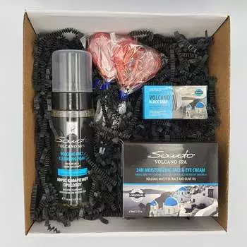 Набор косметики по уходу за лицом, 3 шт. Santo Volcano Spa
