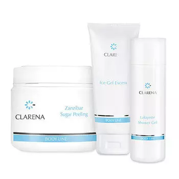 Набор косметики по уходу за телом, 3 шт. Clarena