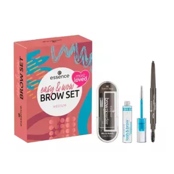 Набор косметики Set Cejas Easy & Wow Medium Essence, Set 3 productos