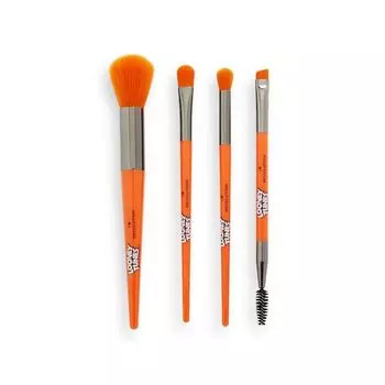 Набор косметики Set de brochas "Carrot" Looney Tunes I Heart Revolution, 5 unidades