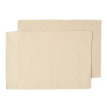 Набор ковриков для столовых приборов из 2 штук. Homescapes, бежевый