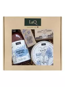 Набор Kozio Gel 500 мл + Скраб 200 мл + Кубик 85 мл + Масло 30 мл LaQ