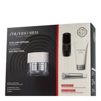 Набор кремов Shiseido Men Total Revitalizer 50мл-30мл-10мл-5мл