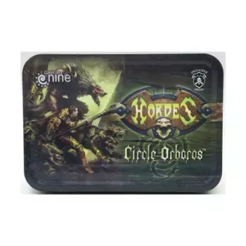 Набор круглых кубиков Орбороса с банкой для переноски + жетонами первобытной фракции, Hordes - Gaming Aids (Gale Force Nine)