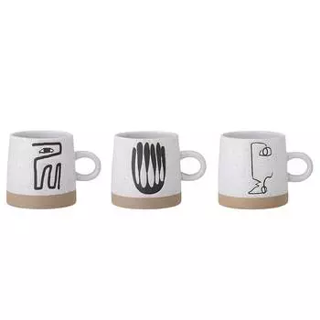 Набор кружек eliana, 3 шт. Bloomingville, белый