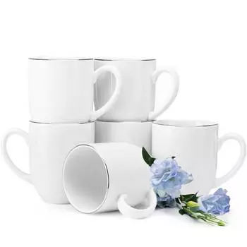 Набор кружек мускари 6 шт. Konsimo, серый