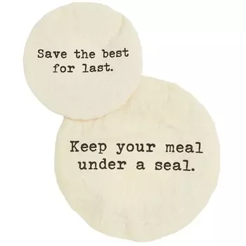 Набор крышек H&amp;M Home Reusable Bowl, кремовый