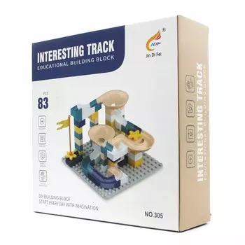 Набор кубиков своими руками для шариковых дорожек, 83 шт. Midex