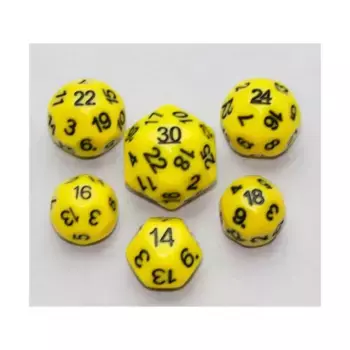 Набор кубиков - желтый (6), Freeblades - Core & Assorted
