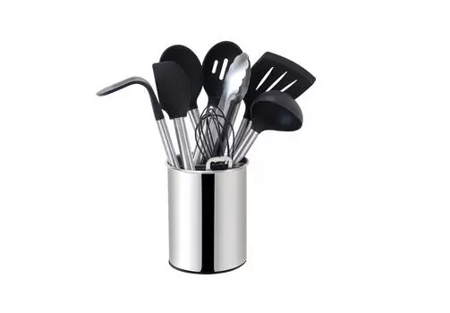Набор кухонных инструментов Echtwerk, черное серебро