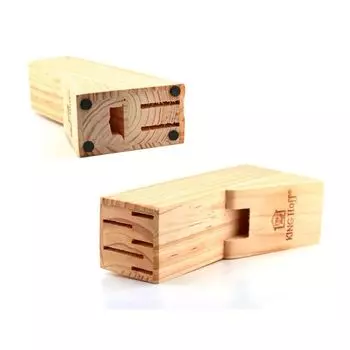 Набор кухонных ножей Kinghoff в блоке с 7 элементами KH3441, черный