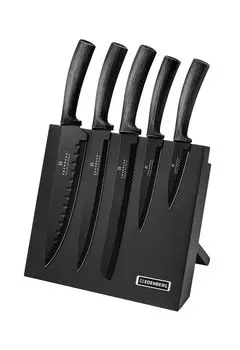Набор кухонных ножей с магнитным блоком современный EB 965 EDENBERG