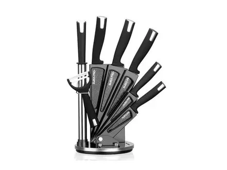 НАБОР КУХОННЫХ НОЖЕЙ Swiss Pro+, ИЗ 8 ПРЕДМЕТОВ, изготовленных из специальных прецизионных лезвий из нержавеющей стали