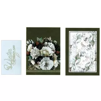 Набор кухонных полотенец и губки - Зимняя страна чудес Maison Sucre