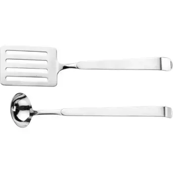 Набор кухонных столовых приборов PINTINOX «Астра», (набор, 2 шт.), (ложка для соуса, лопаточка), нержавеющая сталь 18/10, цвет edelstahlfarben