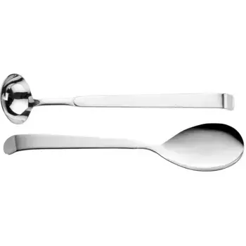 Набор кухонных столовых приборов PINTINOX «Астра», (набор, 2 предмета), сервировочный набор (ложка для соуса, сервировочная ложка), нержавеющая сталь 18/10, цвет edelstahlfarben