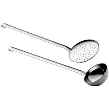 Набор кухонных столовых приборов PINTINOX «Профессиональный», (набор, 2 предмета), (половник, шумовка), нержавеющая сталь 18/10, можно мыть в посудомоечной машине, цвет edelstahlfarben