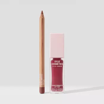 Набор Kylie Cosmetics Transformative Lip Tint & Precision Pout Lip Liner Duo, nude beige/saturn