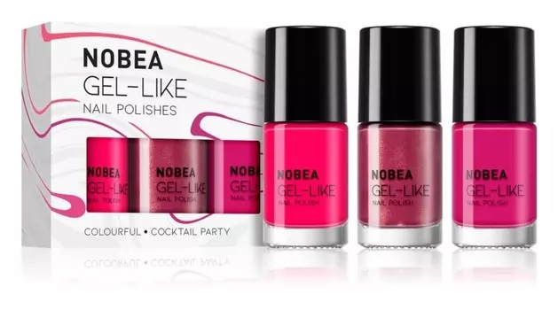 Набор лаков для коктейля NOBEA Colourful