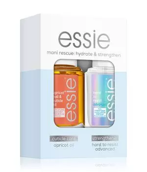 Набор лаков для ногтей essie Advdanced Routine Set apricot nail & cuticle oil + Hard to resist, 27 ml
