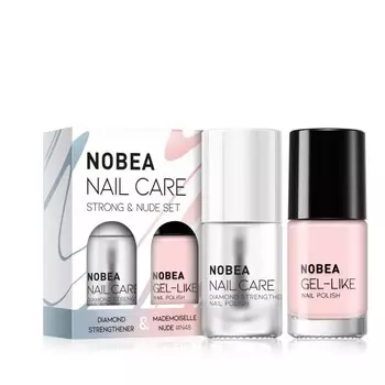 Набор лаков для ногтей NOBEA Nail Care Strong and Nude