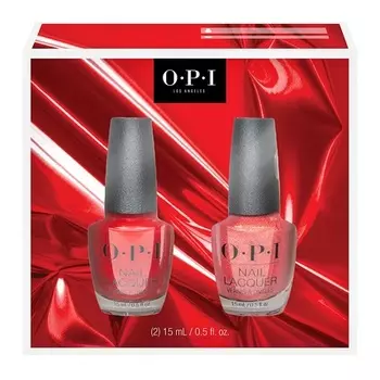 Набор лаков для ногтей OPI Celebration Collection Duo #1 с кисточкой ProWide — держится до 7 дней