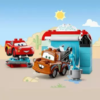 Набор LEGO DUPLO «Тачки Диснея и Пиксара» «Молния МакКуин и Мэтр» (10996) LEGO