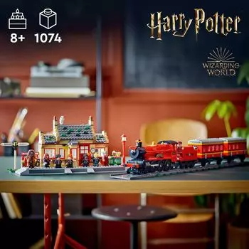 Набор LEGO Harry Potter Хогвартс-Экспресс и поезд на станцию Хогсмид 76423 (1074 детали) LEGO