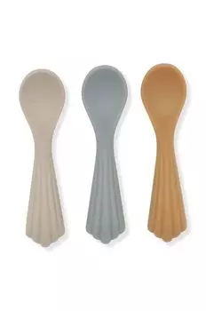 Набор ложек для детей, 3 шт Konges Sljd, серый