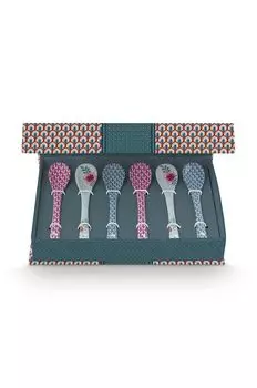 Набор ложек «Фестиваль восточных цветов», 6 шт. Pip Studio, мультиколор