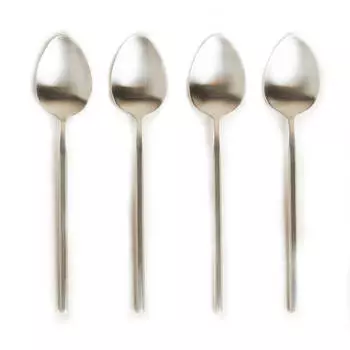 Набор ложек Zara Home Hexagonal, 4 предмета, нержавеющая сталь