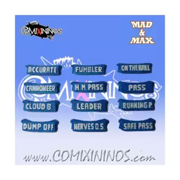 Набор маркеров навыков идеальной передачи, Fantasy Football Miniatures - Accessories (28mm)