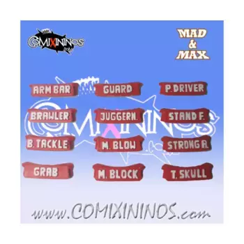 Набор маркеров навыков предельной силы, Fantasy Football Miniatures - Accessories (28mm)