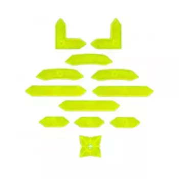 Набор маркеров зоны развертывания — хаос, зеленый, Rulers & Templates (Kromlech)