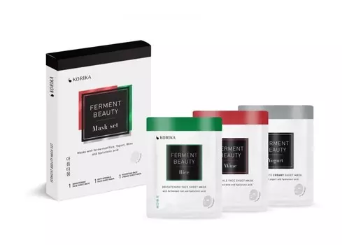 Набор масок для лица KORIKA FermentBeauty