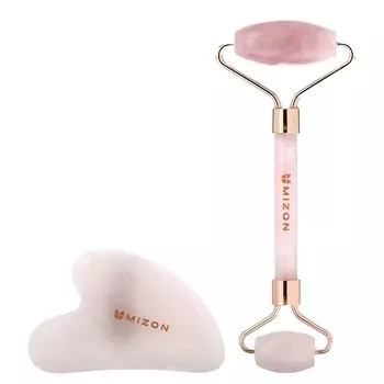 Набор массажных роликов и гуа-ша для лица Mizon